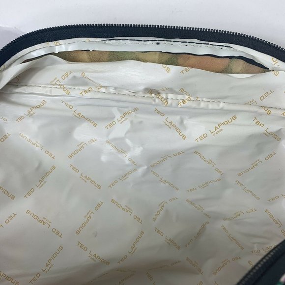 TED LAPIDUS Paris Floral Makeup Cosmetic Bag - Picture 7 of 7